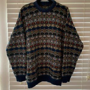 80's Mens Vintage "Cosby" Style Sweater